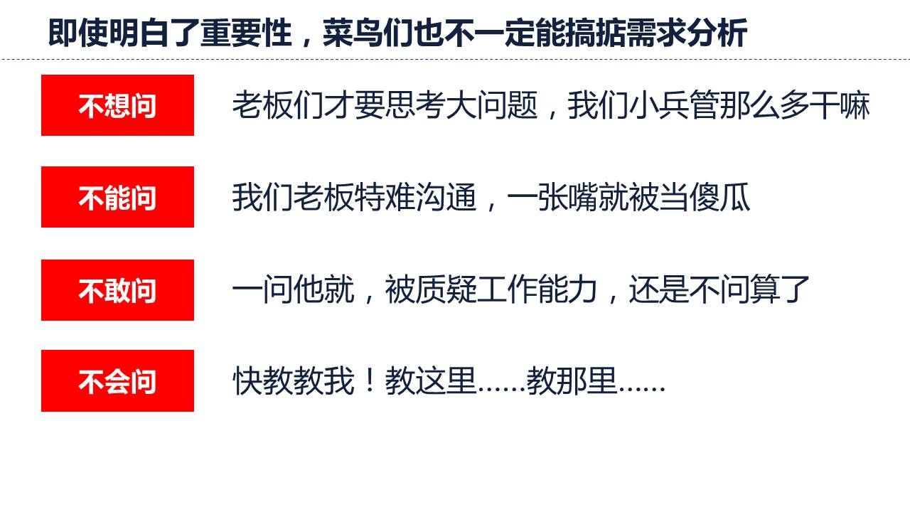 需求分析被各种问题阻碍