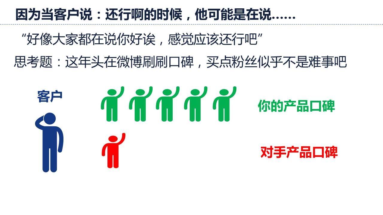 社交平台存在不同的客户声音