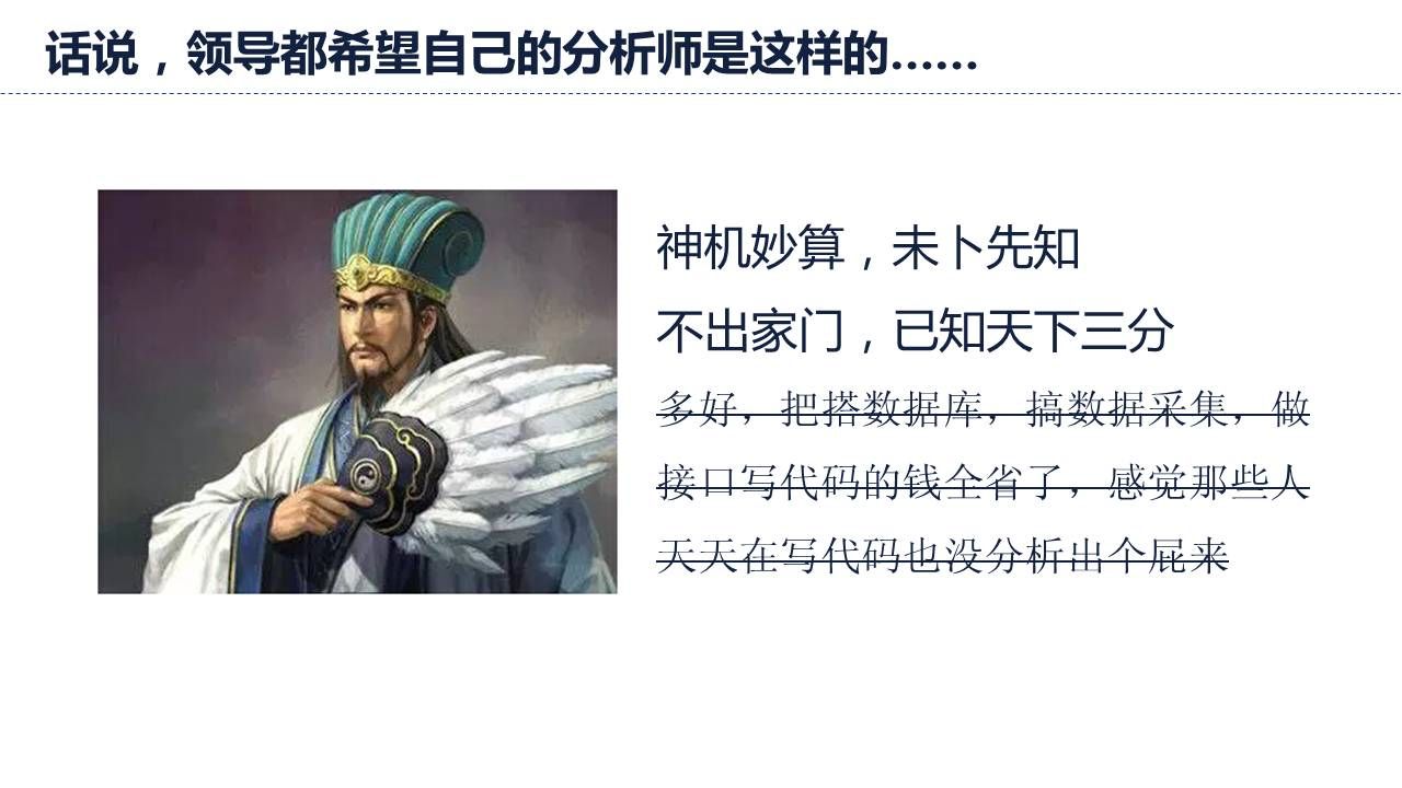 领导总是希望分析师是神机妙算